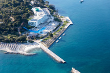 Aerial view of Sveti Duh in the state Gespanschaft Istrien, Croatia