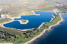Aerial view of Umag in the state Gespanschaft Istrien, Croatia