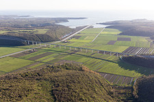 Nova Vas in the state Gespanschaft Istrien, Croatia from above