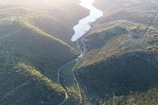 Jural in the state Gespanschaft Istrien, Croatia from the plane