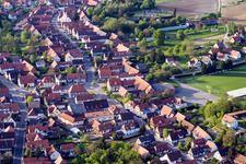 Seebach in the state Bas-Rhin, France out of the air