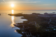 Polari in the state Gespanschaft Istrien, Croatia seen from above