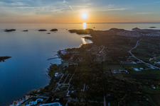Polari in the state Gespanschaft Istrien, Croatia viewn from the air