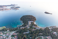 Rovinj in the state Gespanschaft Istrien, Croatia seen from above