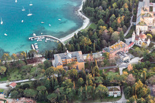 Bird's eye view of Rovinj in the state Gespanschaft Istrien, Croatia