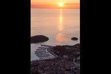 Vrsar in the state Gespanschaft Istrien, Croatia out of the air