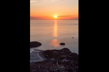 Vrsar in the state Gespanschaft Istrien, Croatia seen from above