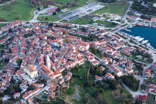 Oblique view of Stancija Valkanela in the state Gespanschaft Istrien, Croatia