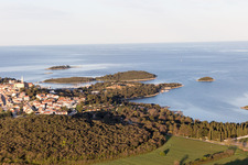Stancija Valkanela in the state Gespanschaft Istrien, Croatia from a drone
