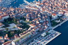 Rovinj in the state Gespanschaft Istrien, Croatia out of the air