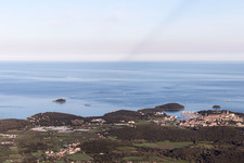 Bird's eye view of Vrsar in the state Gespanschaft Istrien, Croatia