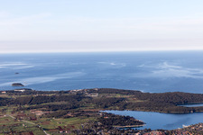 Vrsar in the state Gespanschaft Istrien, Croatia seen from a drone