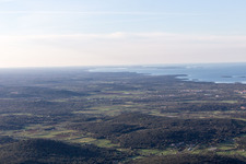Vrsar in the state Gespanschaft Istrien, Croatia out of the air