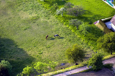 Oblique view of Schœnenbourg in the state Bas-Rhin, France