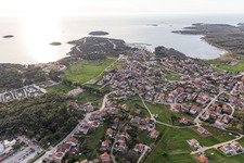 Oblique view of Funtana in the state Gespanschaft Istrien, Croatia