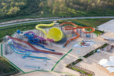 Drone recording of Poreč in the state Gespanschaft Istrien, Croatia