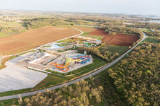 Poreč in the state Gespanschaft Istrien, Croatia from above