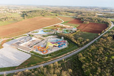 Poreč in the state Gespanschaft Istrien, Croatia out of the air