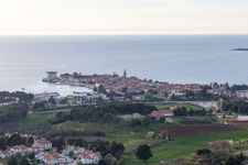Sveti Duh in the state Gespanschaft Istrien, Croatia seen from above
