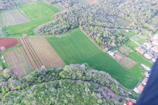 Aerial view of Vrvari in the state Gespanschaft Istrien, Croatia