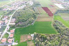 Aerial photograpy of Vrvari in the state Gespanschaft Istrien, Croatia