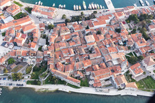 Poreč in the state Gespanschaft Istrien, Croatia from above