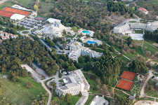 Bird's eye view of Sveti Duh in the state Gespanschaft Istrien, Croatia