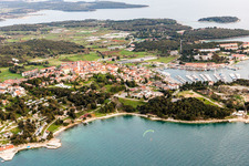 Aerial photograpy of Stancija Valkanela in the state Gespanschaft Istrien, Croatia
