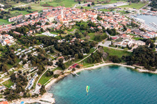 Oblique view of Stancija Valkanela in the state Gespanschaft Istrien, Croatia