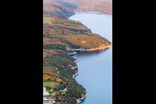Aerial photograpy of Vrsar in the state Gespanschaft Istrien, Croatia