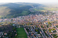 Drone image of Neustadt an der Weinstraße in the state Rhineland-Palatinate, Germany
