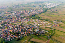 New development area in Bad Dürkheim in the state Rhineland-Palatinate, Germany