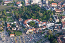Apartment building at the spa park in Bad Dürkheim in the state Rhineland-Palatinate, Germany