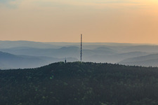 Transmission mast on the Weinbiet in the district Haardt in Neustadt an der Weinstraße in the state Rhineland-Palatinate, Germany