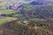 St. Anna Chapel from the north in Burrweiler in the state Rhineland-Palatinate, Germany