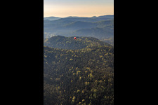 Paragliders in the Palatinate Forest in Vorderweidenthal in the state Rhineland-Palatinate, Germany