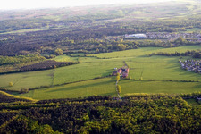Aerial photograpy of Mertzwiller in the state Bas-Rhin, France