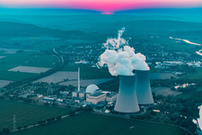 Nuclear power plant in the district Grohnde in Emmerthal in the state Lower Saxony, Germany