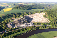 Lime works Hehlen in Hehlen in the state Lower Saxony, Germany