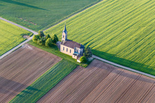Churches building the chapel "Maria - Hilfe of Christenheit" in the district Bischwind in Dingolshausen in the state Bavaria, Germany