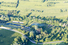 Pond in Obergailbach in the state Moselle, France