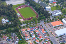 Sports field of SV Rülzheim 1920 eV in Rülzheim in the state Rhineland-Palatinate, Germany