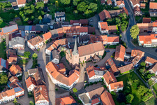 Church building of St. Pankratius in the village of in Mudau in the state Baden-Wurttemberg, Germany