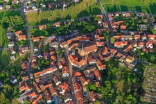 St. Pankratius in the village center in the district Untermudau in Mudau in the state Baden-Wuerttemberg, Germany