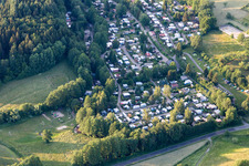 Odenwald Camping in the district Krumbach in Limbach in the state Baden-Wuerttemberg, Germany out of the air
