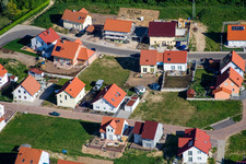 Aerial photograpy of At the Anhaide in the district Schaidt in Wörth am Rhein in the state Rhineland-Palatinate, Germany