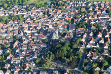 Church building of catholic church in the village of in Zornheim in the state Rhineland-Palatinate, Germany
