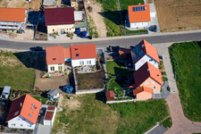 At the Anhaide in the district Schaidt in Wörth am Rhein in the state Rhineland-Palatinate, Germany from above