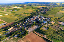 Aerial photograpy of Südzucker AG in Obrigheim in the state Rhineland-Palatinate, Germany