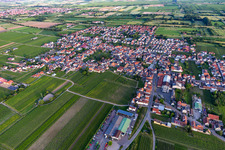 From the north in Niederkirchen bei Deidesheim in the state Rhineland-Palatinate, Germany